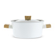 Karaca Swiss Crystal Creamy Wood Tencere 24 Cm 