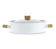 Karaca Swiss Crystal Creamy Wood Pilav/Karnıyarık Tencere 30 Cm