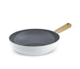 Karaca Swiss Crystal Creamy Wood Wok Tava 28 Cm