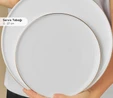Karaca Fine Bone Meridian 55 Parça 12 Kişilik Yemek Takımı Gold 