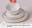 Karaca Soft 8 Parça 2 Kişilik Yemek Takımı