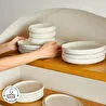 Karaca Stream Bone Sunset 53 Parça 12 Kişilik Yemek Takımı Platin