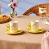 Karaca Ribbon 2 Kişilik Kahve Fincanı 110 ml Sarı