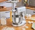 Karaca Multicast Plus Döküm Kıyma Çekme/Sucuk-Sosis/İçli Köfte/ Kurabiye Aparatlı Hamur Yoğurma Makinesi Silver 5L 