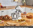 Karaca Multicast Plus Döküm Kıyma Çekme/Sucuk-Sosis/İçli Köfte/ Kurabiye Aparatlı Hamur Yoğurma Makinesi Silver 5L 