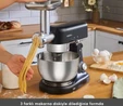 Karaca Multicast Plus Döküm Kıyma Çekme/Sucuk-Sosis/İçli Köfte/ Kurabiye Aparatlı Hamur Yoğurma Makinesi Black 5L