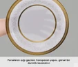 Karaca Royal Bone Charlotte 55 Parça 12 Kişilik Yemek Takımı Gold 