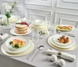 Karaca Fine Pearl Extra Chanak 55 Parça 12 Kişilik Yemek Takımı Platin