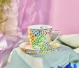 Karaca Fiore Çay Fincanı ve Tabağı 260 ml