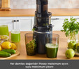Karaca Fresh Press Slow Juicer Yavaş Sıkım Katı Meyve Sıkacağı Antrasit