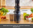 Karaca Fresh Press Slow Juicer Yavaş Sıkım Katı Meyve Sıkacağı Antrasit
