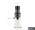 Karaca Fresh Press Slow Juicer Yavaş Sıkım Katı Meyve Sıkacağı Cream