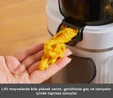 Karaca Fresh Press Slow Juicer Yavaş Sıkım Katı Meyve Sıkacağı Cream