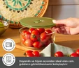 Karaca Green Yuvarlak Cam Saklama Kabı 850 ml