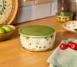 Karaca Green Yuvarlak Cam Saklama Kabı 1650 ml 