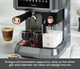 Karaca MyCaffe Barista S10 Entegre Süt Hazneli, Espresso, Latte ve Cappuccino Makinesi Copper