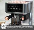 Karaca MyCaffe Barista S10 Entegre Süt Hazneli, Espresso, Latte ve Cappuccino Makinesi Copper