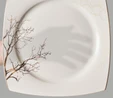 Karaca Square Bone Autumn 53 Parça 12 Kişilik Yemek Takımı Gold