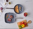 Karaca Biogranit Monet 2 Parça Tava Grill Set Siyah 