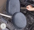 Karaca Biogranit Monet 2 Parça Tava Grill Set Siyah 
