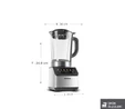 Karaca Color Touch Screen Smoothie Blender Inox 1200W
