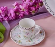 Karaca Minton Kahve Fincanı ve Tabağı 90 Ml