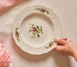 Karaca Vintage Rose Çukur Tabak 22 cm
