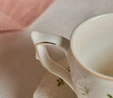 Karaca Vintage Rose Kahve Fincanı ve Tabağı 100 ml