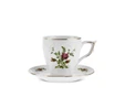 Karaca Vintage Rose Kahve Fincanı ve Tabağı 100 ml