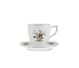 Karaca Vintage Rose Çay Fincanı ve Tabağı 200 ml