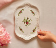 Karaca Vintage Rose Kayık Tabak 25 cm