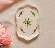 Karaca Vintage Rose Kayık Tabak 25 cm