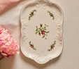 Karaca Vintage Rose Kayık Tabak 35 cm