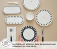 Karaca Stream Bone Kore 22 Parça 6 Kişilik Kahvaltı Takımı
