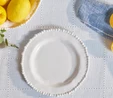 Karaca Perla Melamin Pasta Tabağı 23 cm Beyaz
