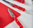 Karaca Sharp 4 in 1 6 Parça Kesme Tahtalı Bıçak Seti Kırmızı