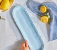 Karaca Perla Melamin Kayık Tabak 44 cm Mavi