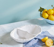 Karaca Perla Melamin Bölmeli Çerezlik Oval 33 cm Beyaz