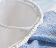 Karaca Perla Melamin Bölmeli Çerezlik Oval 33 cm Beyaz