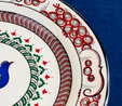 Karaca x Ömür Akkor İznik Kuş Servis Tabağı 26 cm