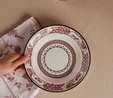 Karaca x Ömür Akkor İznik Lal Çukur Tabak 23 cm