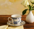 Karaca x Ömür Akkor İznik Hatai Çay Fincanı ve Tabağı 200 ml