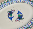 Karaca x Ömür Akkor İznik Balık Kayık Tabak 25 cm