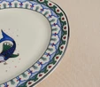 Karaca x Ömür Akkor İznik Balık Kayık Tabak 25 cm