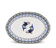 Karaca İznik Balık Kayık Tabak 25 cm