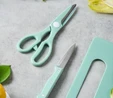 Karaca Sharp 3 in 1 5 Parça Kesme Tahtalı Bıçak Seti Mint