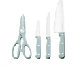 Karaca Sharp 3 in 1 5 Parça Kesme Tahtalı Bıçak Seti Mint