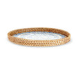 Karaca Erica Rattan Yuvarlak Tepsi 30x3 cm