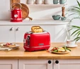 Karaca Vintage Craft 2 Dilim Kapasiteli Ekmek Kızartma Makinesi Red