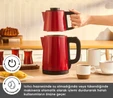 Karaca Tea Break 2 in 1 Çelik Çay Makinesi Rudolph Red
